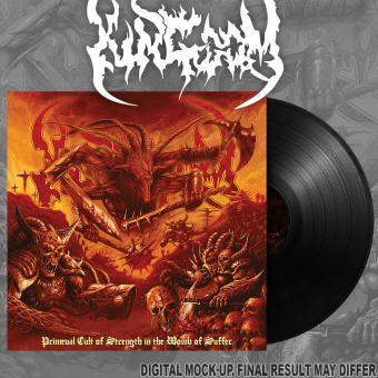 KINGDOM Primeval Cult of Strength in the Womb of Suffer LP BLACK , PRE-ORDER [VINYL 12"]